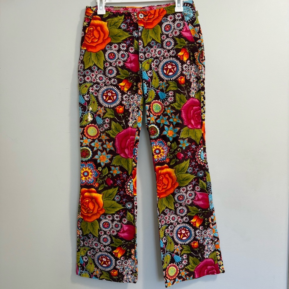 Oilily Floral Vintage Flare Pants